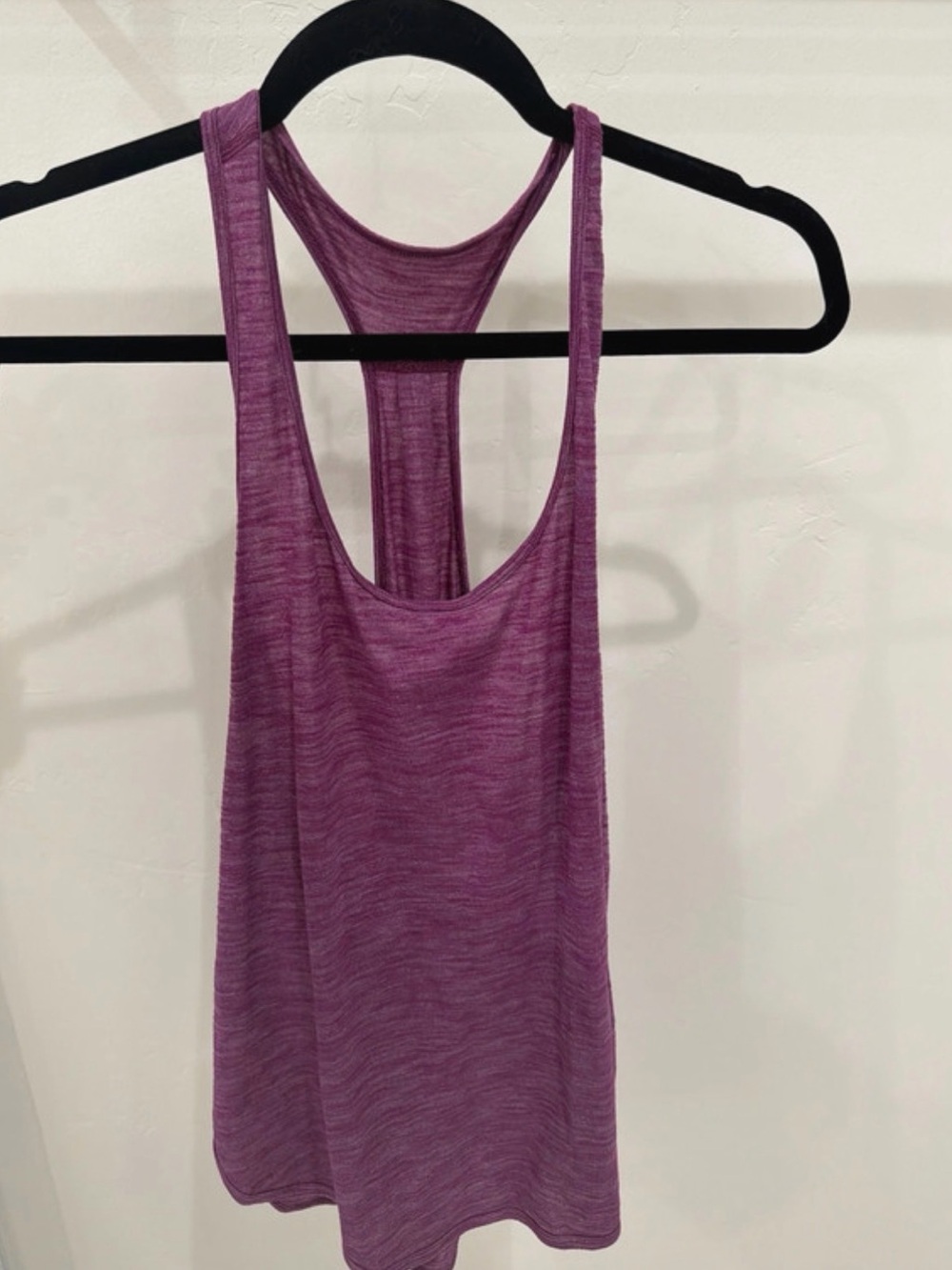 lululemon athletica Heathered Magenta Racerback Tank